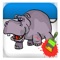 Animals Hippo Coloring Book - Finger Paint Book