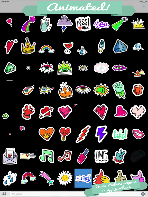 Screenshot #4 pour Huge Animated Sticker Pack