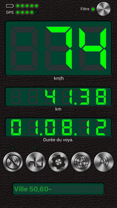 Screenshot #2 pour Compteur de vitesse parlant