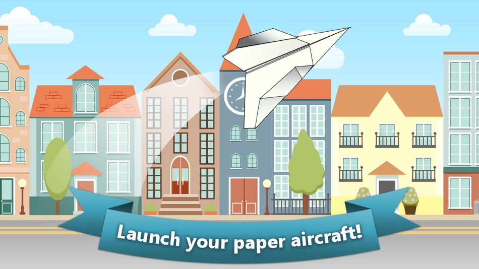 #1. Glider.io: My Paper Plane Flight (iOS) 由: Tayga Games OOO