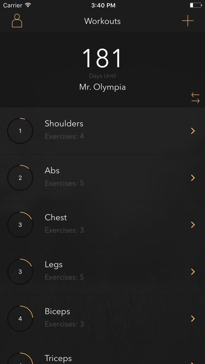 Gym Planner - Create and track your workouts