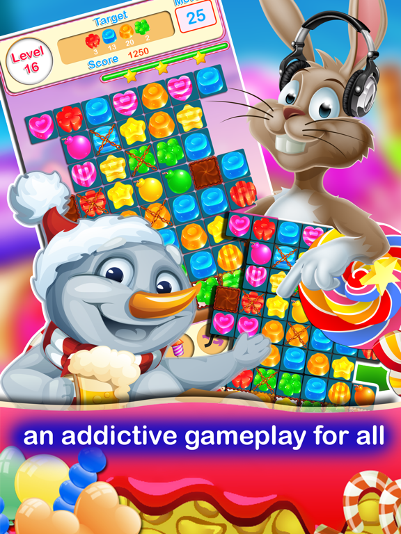 Screenshot #5 pour Candy Heroes Match 3 game