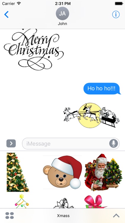 Xmas Stickers for iMessage