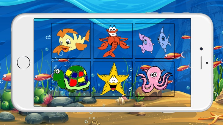 Fantasy UnderWater Coloring Book for Toddlers Game screenshot-3