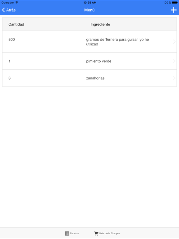 Screenshot #5 pour Rcetas -  Menu Planner