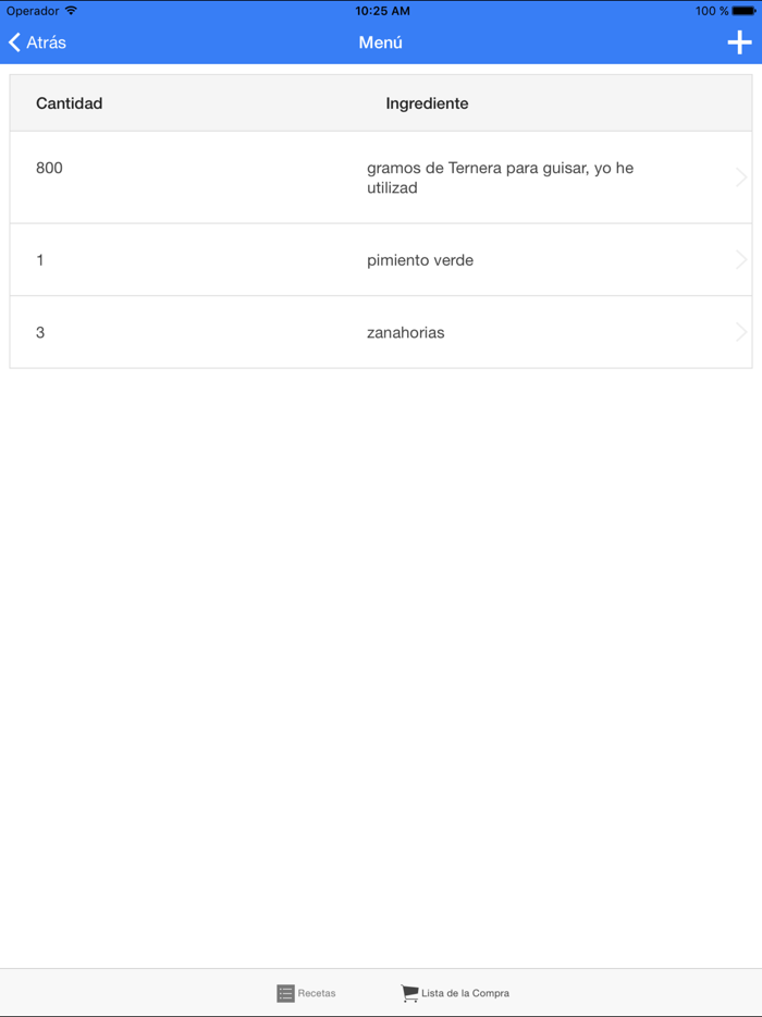 Rcetas - Menu Planner