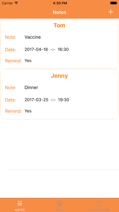 MyPets-Diary app screenshot 2
