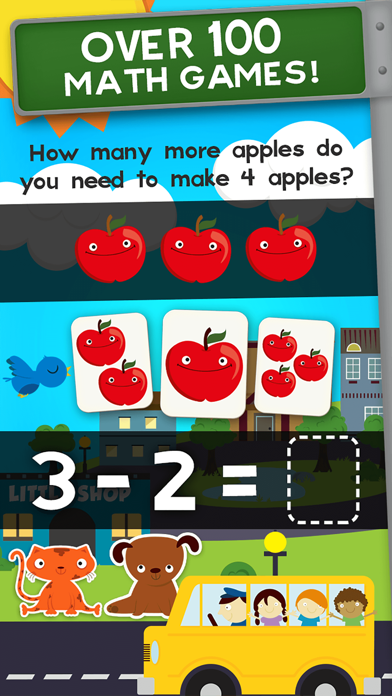 Animal Math Kindergarten Games Screenshot