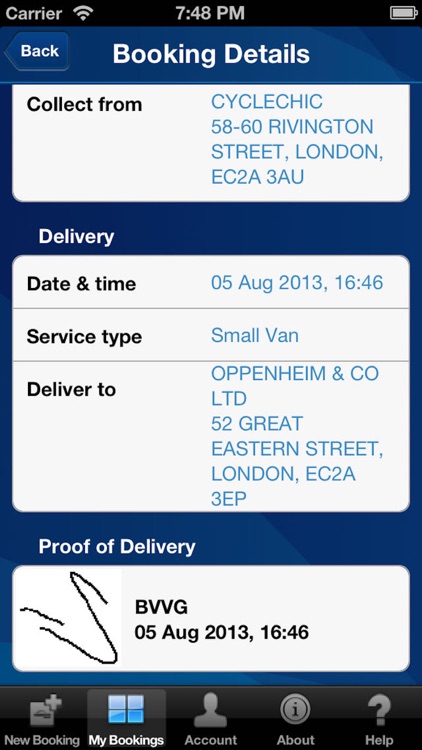 CitySprint MyCourier screenshot-4