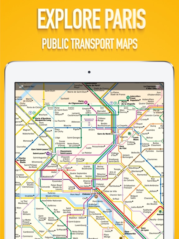 Screenshot #4 pour Paris Metro Map.
