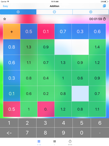 Kids Math Grids - Decimals screenshot 3