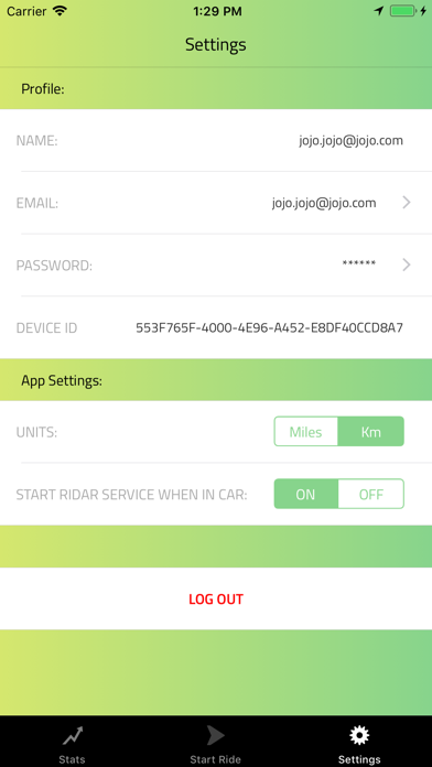 Ridar Systems Screenshot