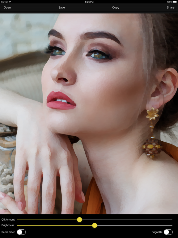 Screenshot #1 for Oil Paint - Photo to Art Maker