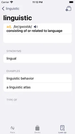 Game screenshot Pace - Vocabulary Decks mod apk