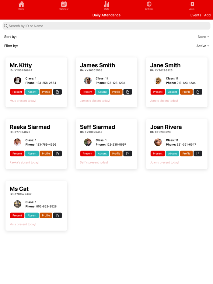 Attendance Log Tracker