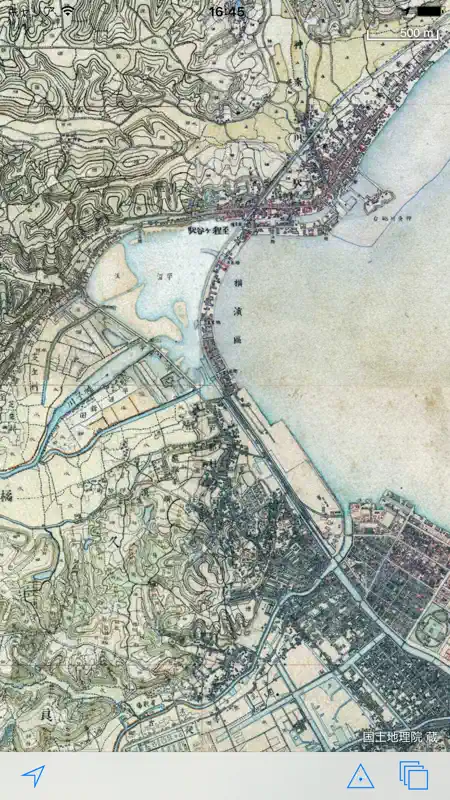 横濱時層地図 screenshot 1 of 4
