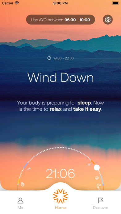 AYO Circadian Health Screenshot