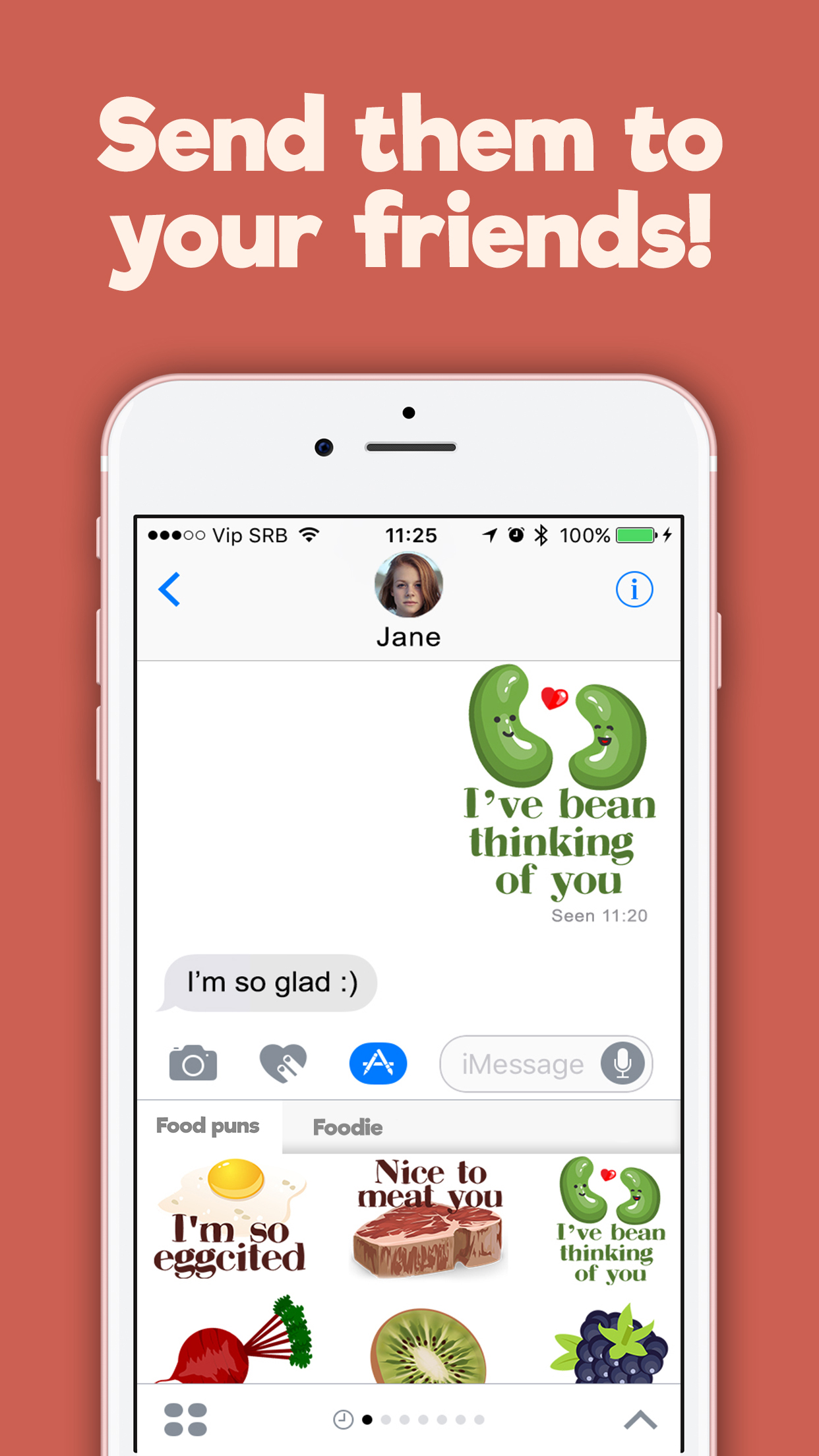 Food and Drinks Fun Free Sticker.s for iMessage