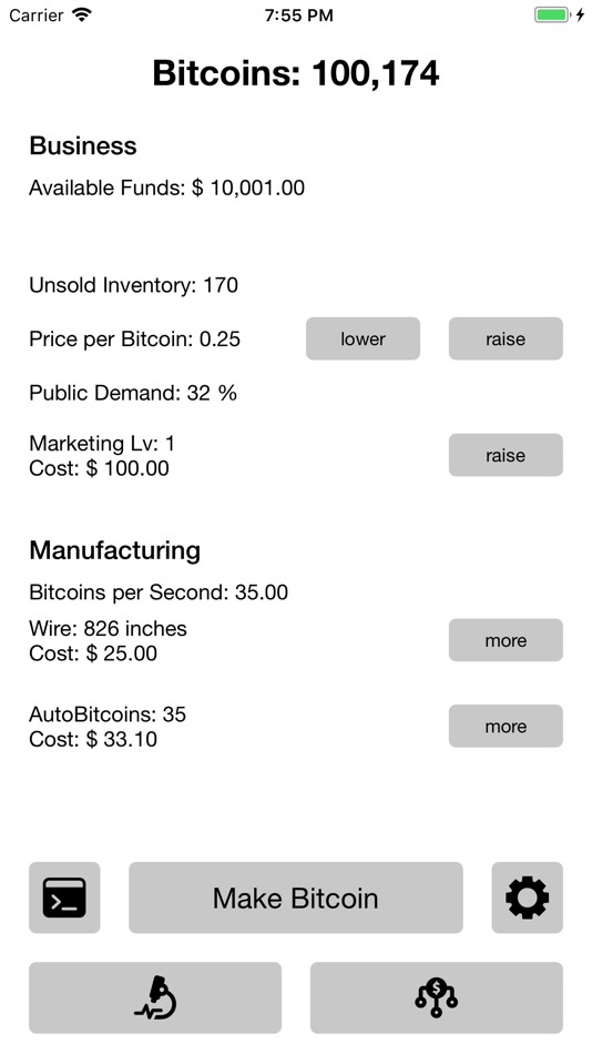 Bitcoin factory cryptocurrency - 1.0.3 - (iOS)