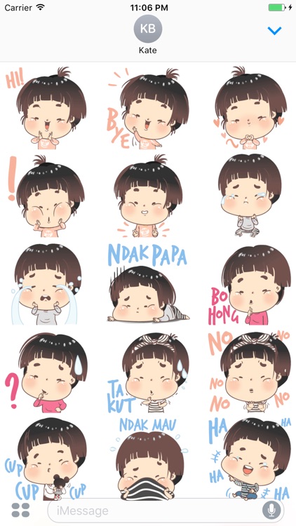 Little Baby Expression Stickers