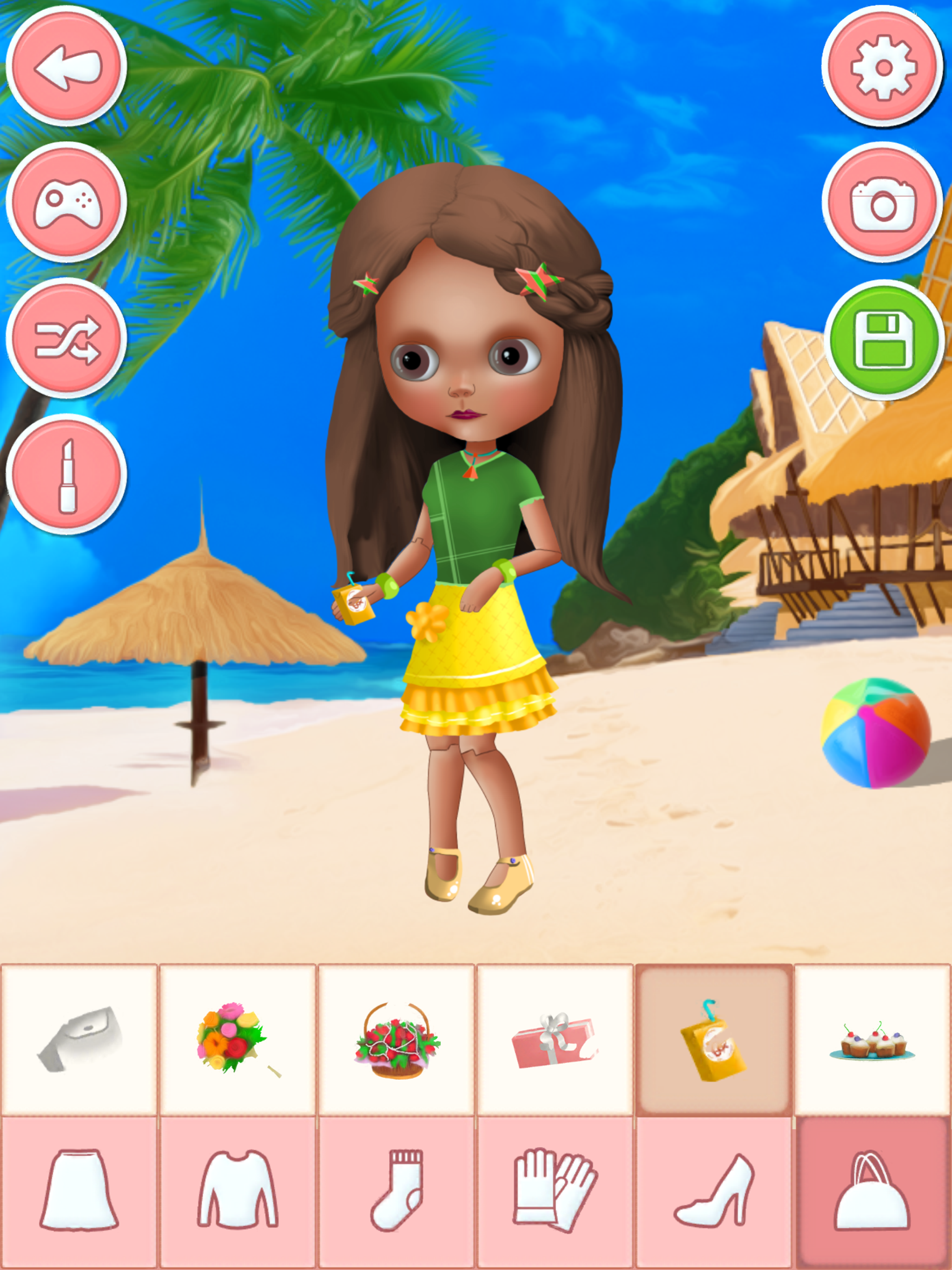 Dress up fashion dolls - make up games
