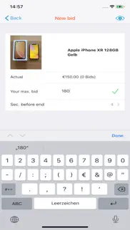 sniper for ebay bid auctions iphone screenshot 3