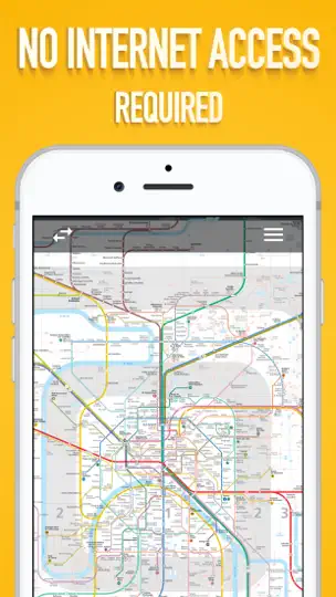 Paris Metro Map. iPhone Ekran Görüntüsü 4