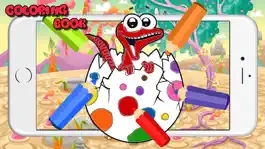 Game screenshot динозавр животное книжка-раскраска - для малыша mod apk