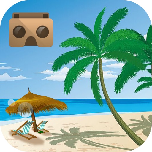 VR Island Simulator For Google Cardboard Icon