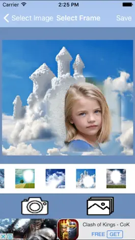 Game screenshot Cloud  HD Photo Frame And Pic Collage apk