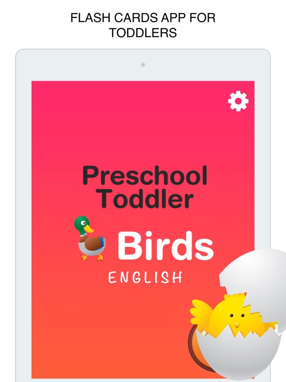 Screenshot #4 pour Oiseaux Cartes Flash pour bébé et préscolaire