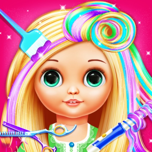 Little Girls Doll Hair Salon iOS App