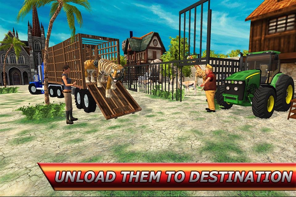 Zoo Animal Transport 3d Simulator 2017 screenshot 2