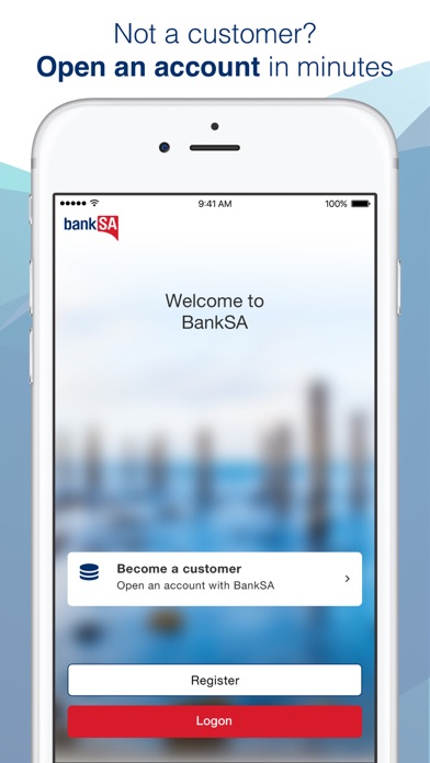 Screenshot #1 pour BankSA Mobile Banking