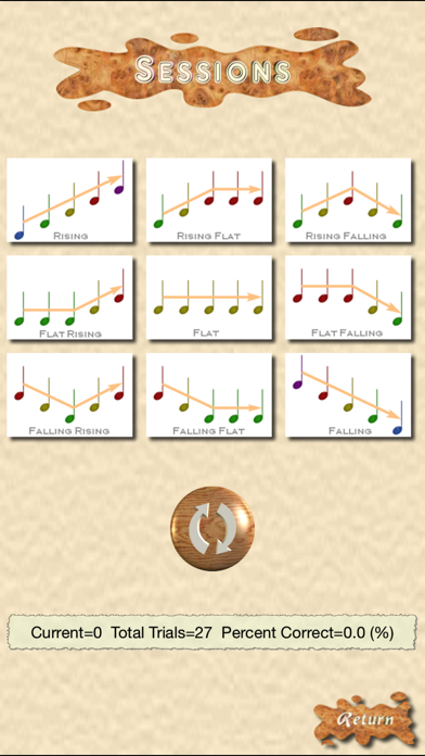 Melodic Contour Identification iPhone screenshot