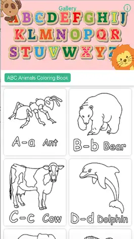 Game screenshot ABC Kids Toddler Coloring Book Pages for Boy Girl mod apk