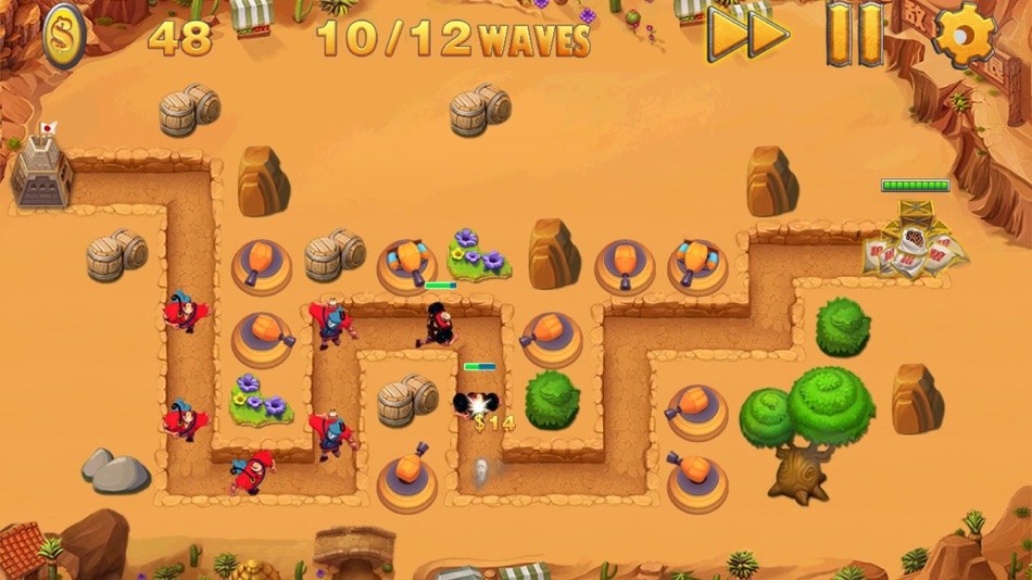 #2. World warfare TD - Tank Defense Fields (iOS) De: 爱兰 吴