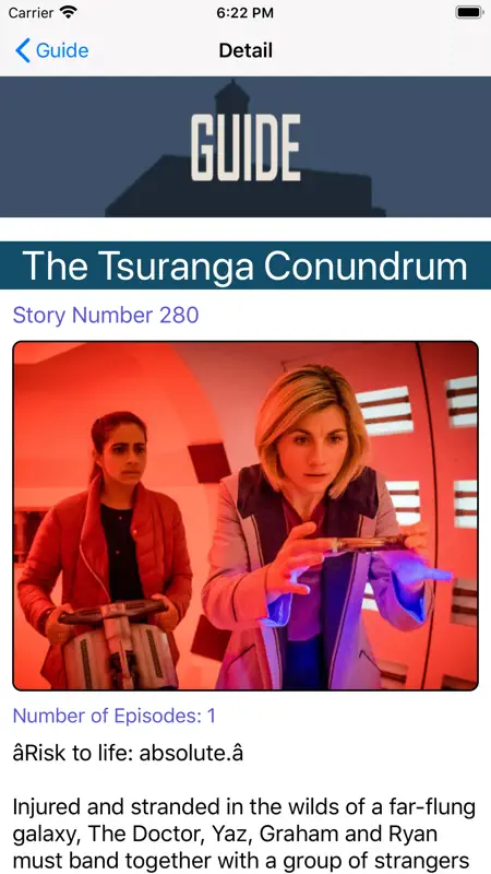 NITAS - Doctor Who News Matrix screenshot 3 of 6