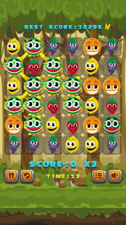 Fruit Match 3 Puzzle Games - Magic foxy splash