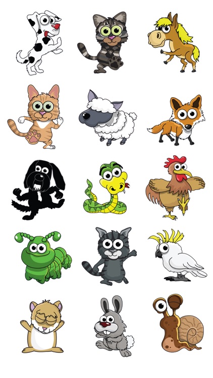 Dancing Pets Animated Stickers