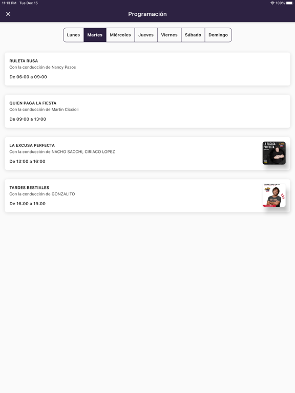 Screenshot #6 pour Rock & Pop Mar del Plata