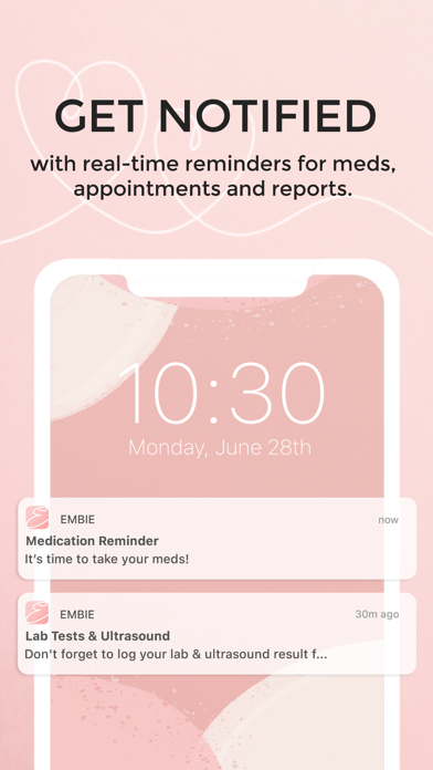 Embie: IVF & IUI Tracker Screenshot