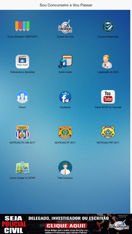 Sou Concurseiro e Vou Passar app