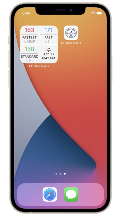 Screenshot 4 of ETHGas Alerts App
