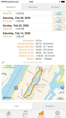 Game screenshot bike.App - GPS for Cycling hack