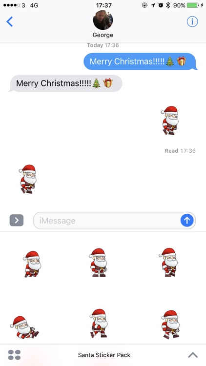 Santa Sticker Pack