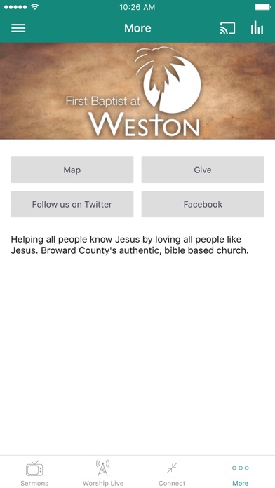 How to cancel & delete First Baptist at Weston from iphone & ipad 3
