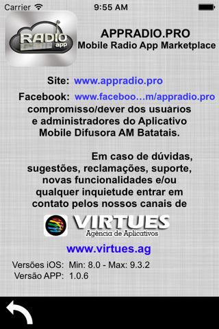 Rádio Difusora Batatais AM 1080 AM screenshot 4