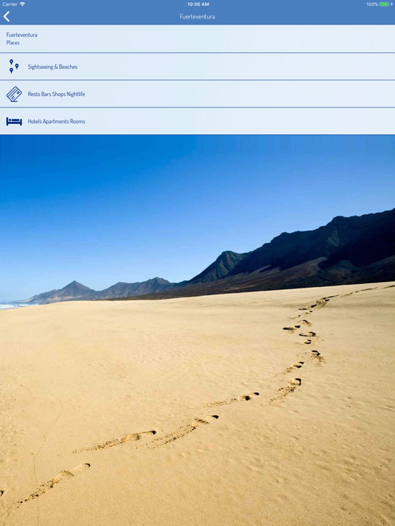 TOP 10 Fuerteventura iPad screenshot 4 - Travel app