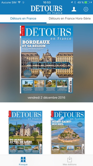 Screenshot #1 pour Détours en France Magazine